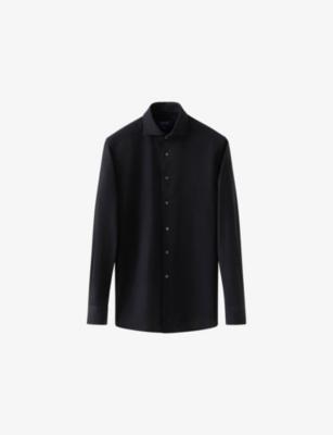 Long-Sleeved Slim-Fit Denim Shirt by ETON