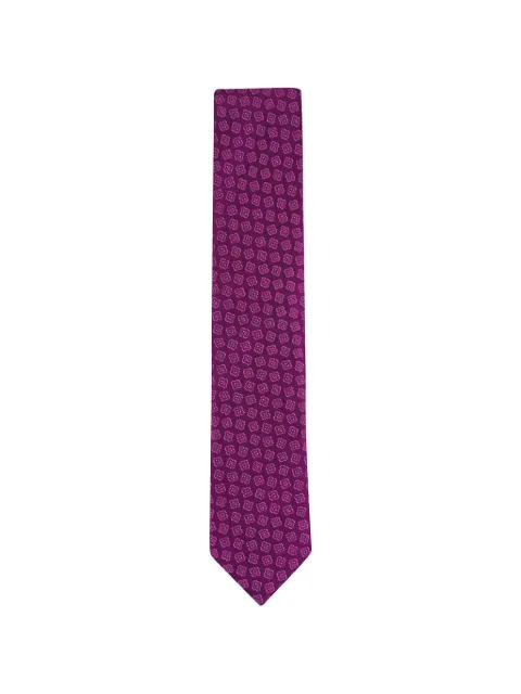 Medallion woven silk necktie by ETON