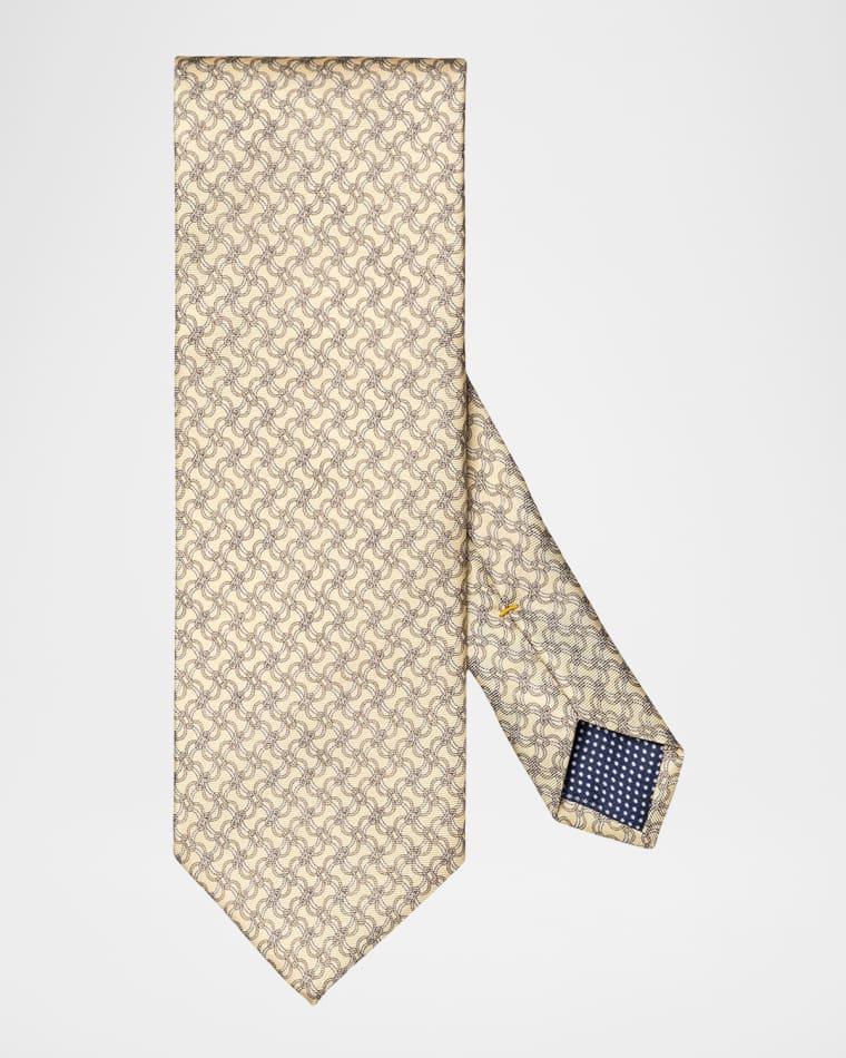 Men's Geometric Silk Tie by ETON