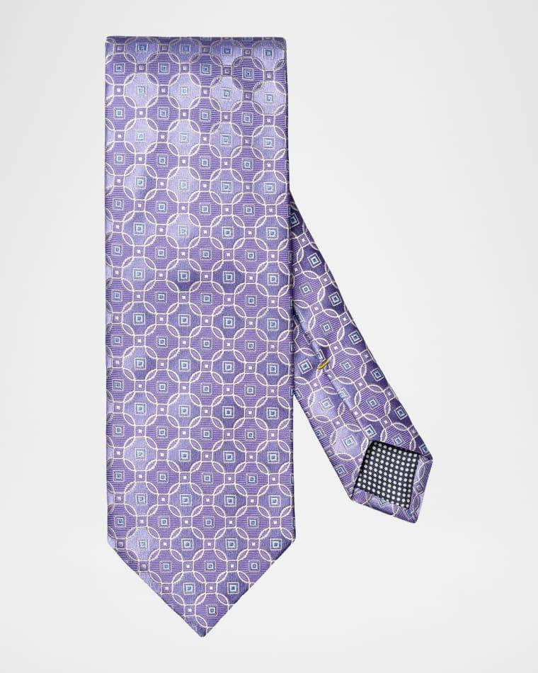 Men's Maxi-Medallion Silk Jacquard Tie by ETON