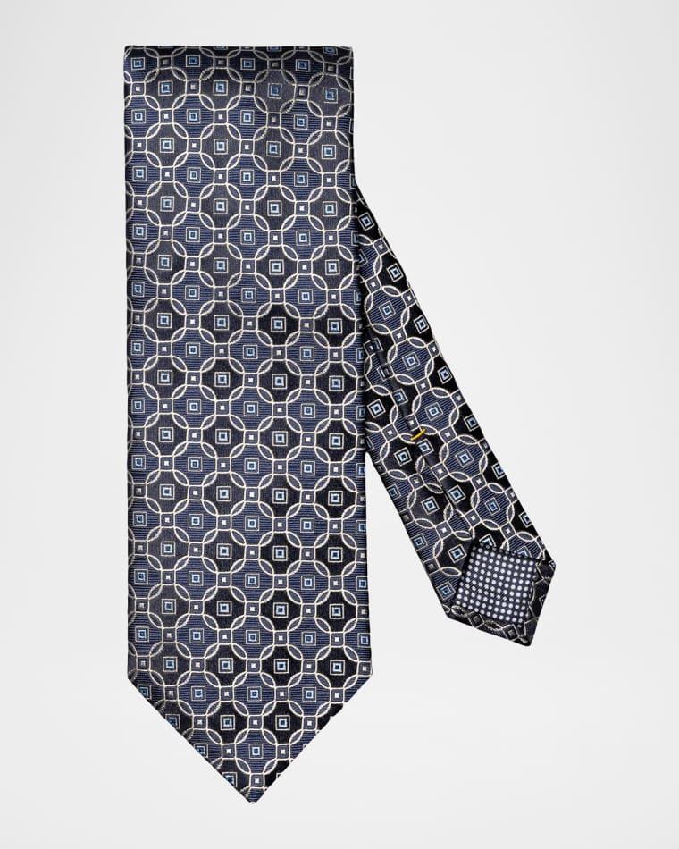 Men's Maxi-Medallion Silk Jacquard Tie by ETON