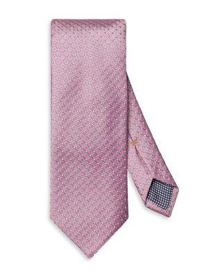 Micro Geometric Silk Classic Tie by ETON