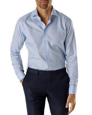 Micro Slim Fit Micro Houndstooth Dress Shirt by ETON