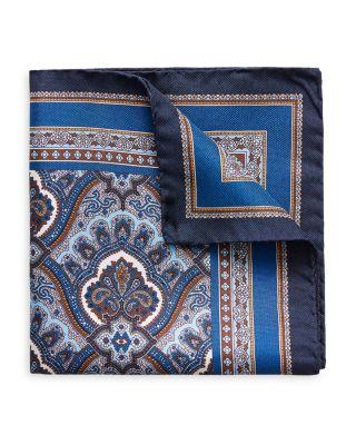 Paisley Silk Pocket Square by ETON