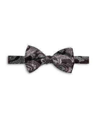 Paisley Silk Pre-Tied Bow Tie by ETON