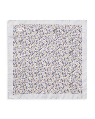 Paisley Tucano Silk Twill Pocket Square by ETON