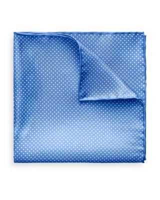 Polka Dot Silk Pocket Square by ETON