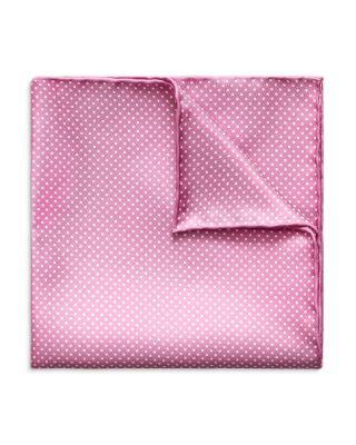Polka Dot Silk Pocket Square by ETON