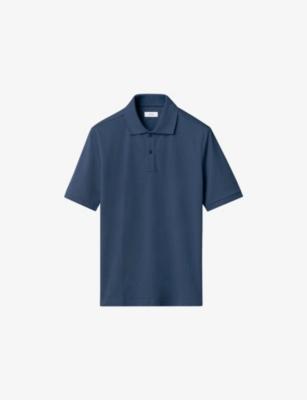 Short-Sleeved Cotton-Piqué Polo Shirt by ETON