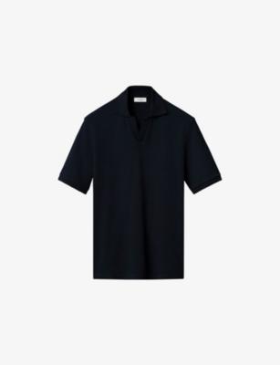 Short-Sleeved Jacquard Cotton Polo Shirt by ETON