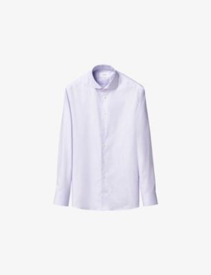 Signature Solid Oxford Contemporary-Fit Cotton Shirt by ETON