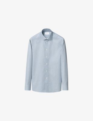Signature Twill Motif Slim-Fit Cotton Shirt by ETON