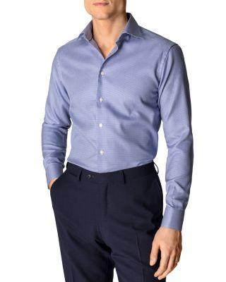 Slim Fit Houndstooth Dress Shirt by ETON