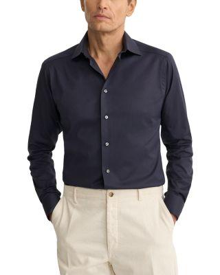 Slim Fit Solid Signature Twill Shirt by ETON
