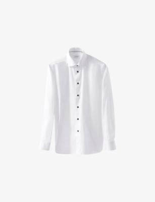 Solid Signature Slim-Fit Cotton Twill Shirt by ETON
