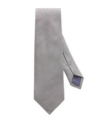 Solid Textured Silk Classic Tie by ETON