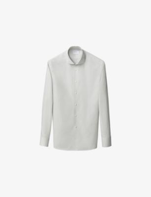 Striped Contemporary-Fit Cotton-Twill Shirt by ETON
