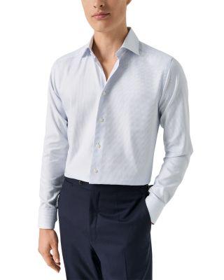 Textured Twill Dress Shirt by ETON