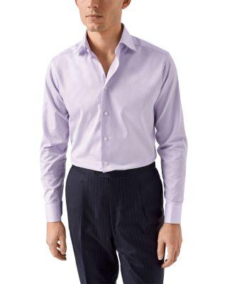 Twill Slim Fit Button Down Shirt by ETON