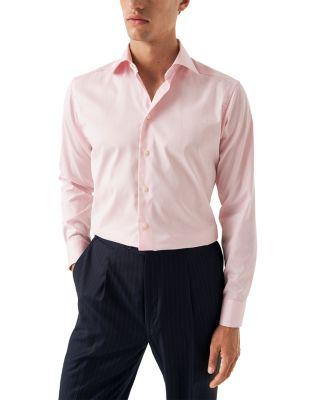 Twill Slim Fit Button Down Shirt by ETON
