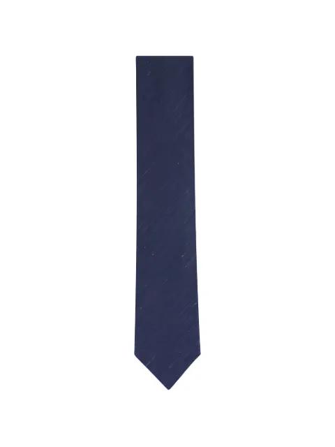 Woven linen silk necktie by ETON