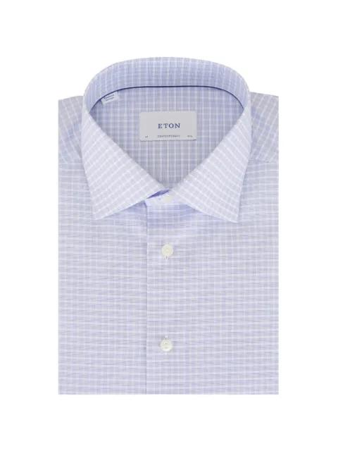 check-pattern shirt by ETON