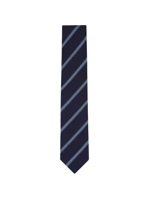 diagonal-stripe silk tie by ETON