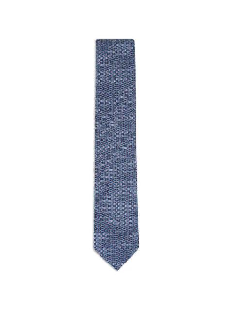 geometric-print tie by ETON