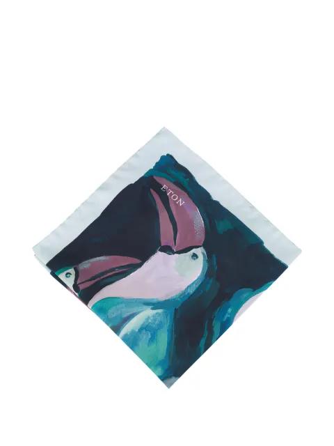 printed pocket square by ETON