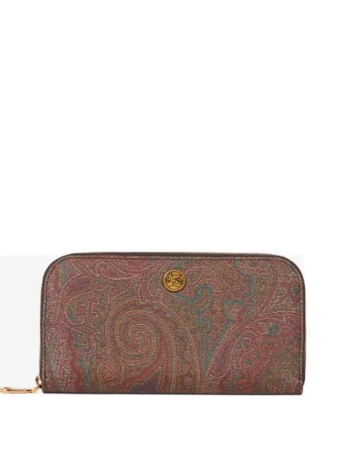Arnica paisley-print zip-around wallet by ETRO