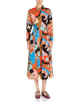 Belted Midi Shirt Dress by ETRO