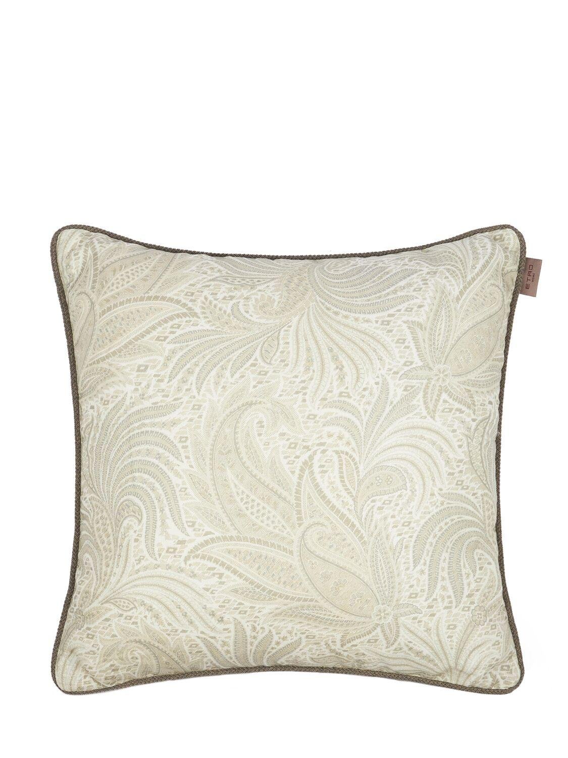 Calathea Embroidered Cushion by ETRO