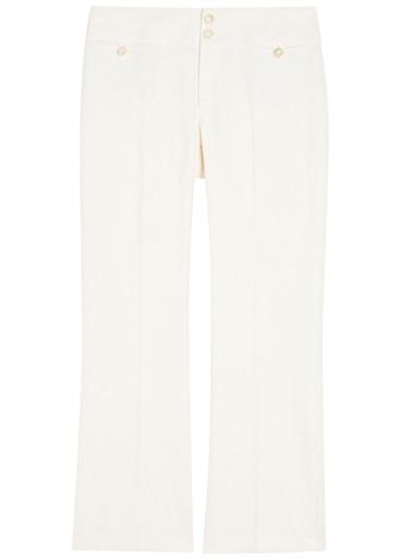 Embroidered slim-leg trousers by ETRO