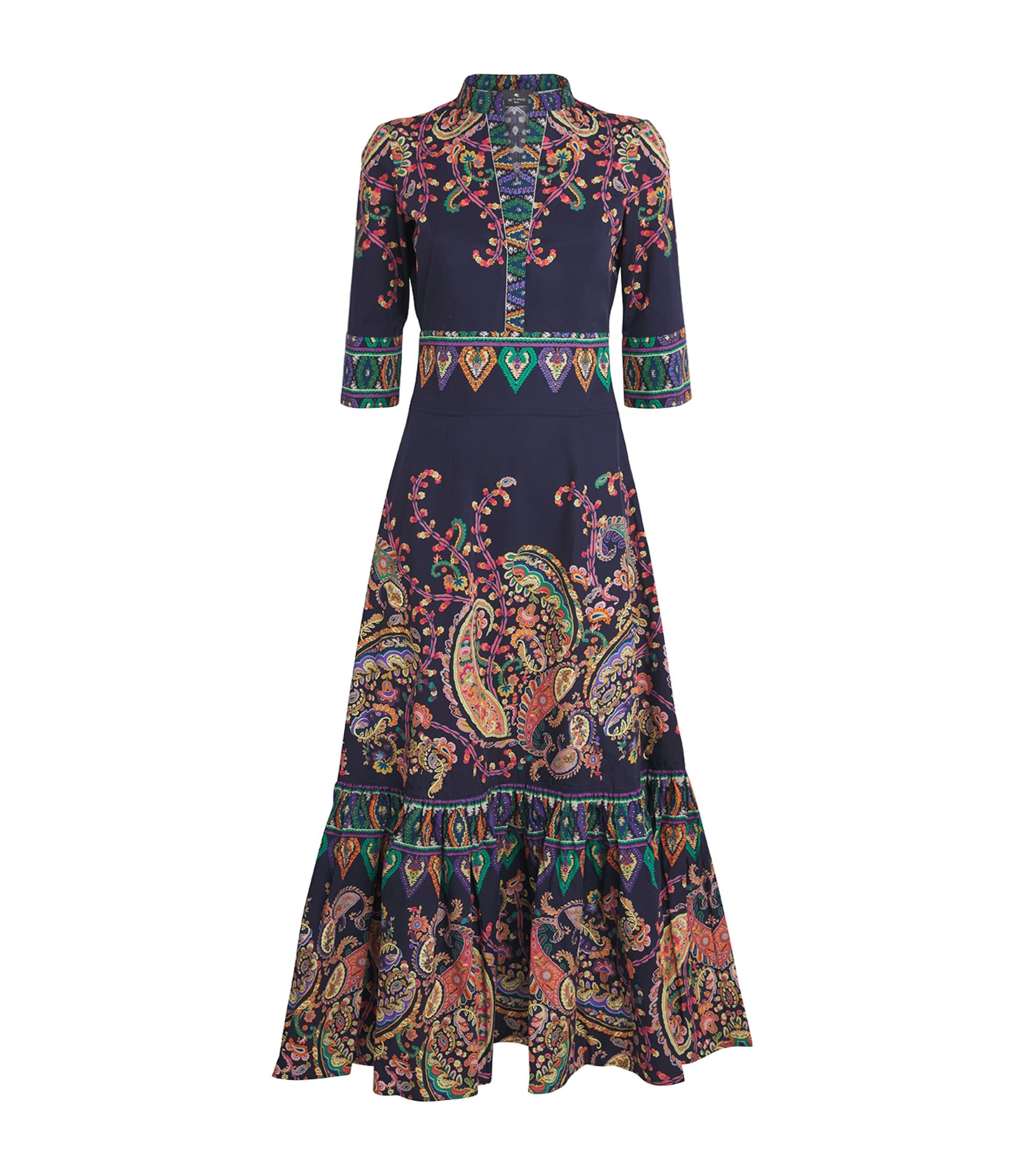 Etro Cotton Paisley Maxi Dress by ETRO