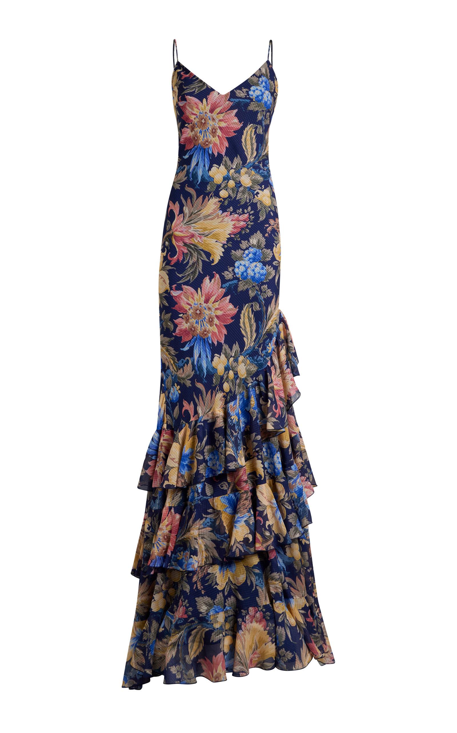Etro Floral Ruffled Maxi Dress - Moda Operandi by ETRO