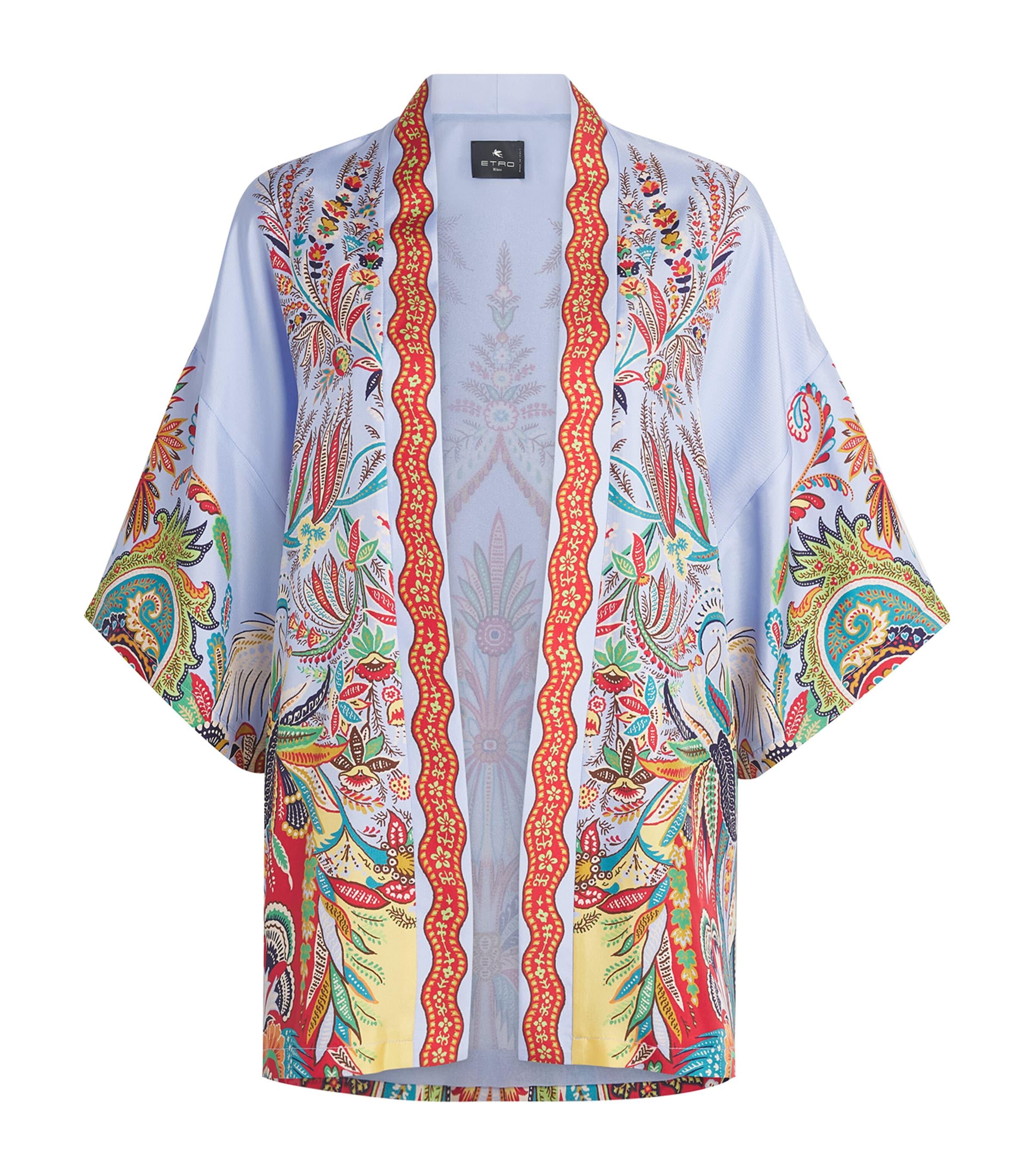 Etro Silk Paisley Kesa Kaftan Jacket by ETRO