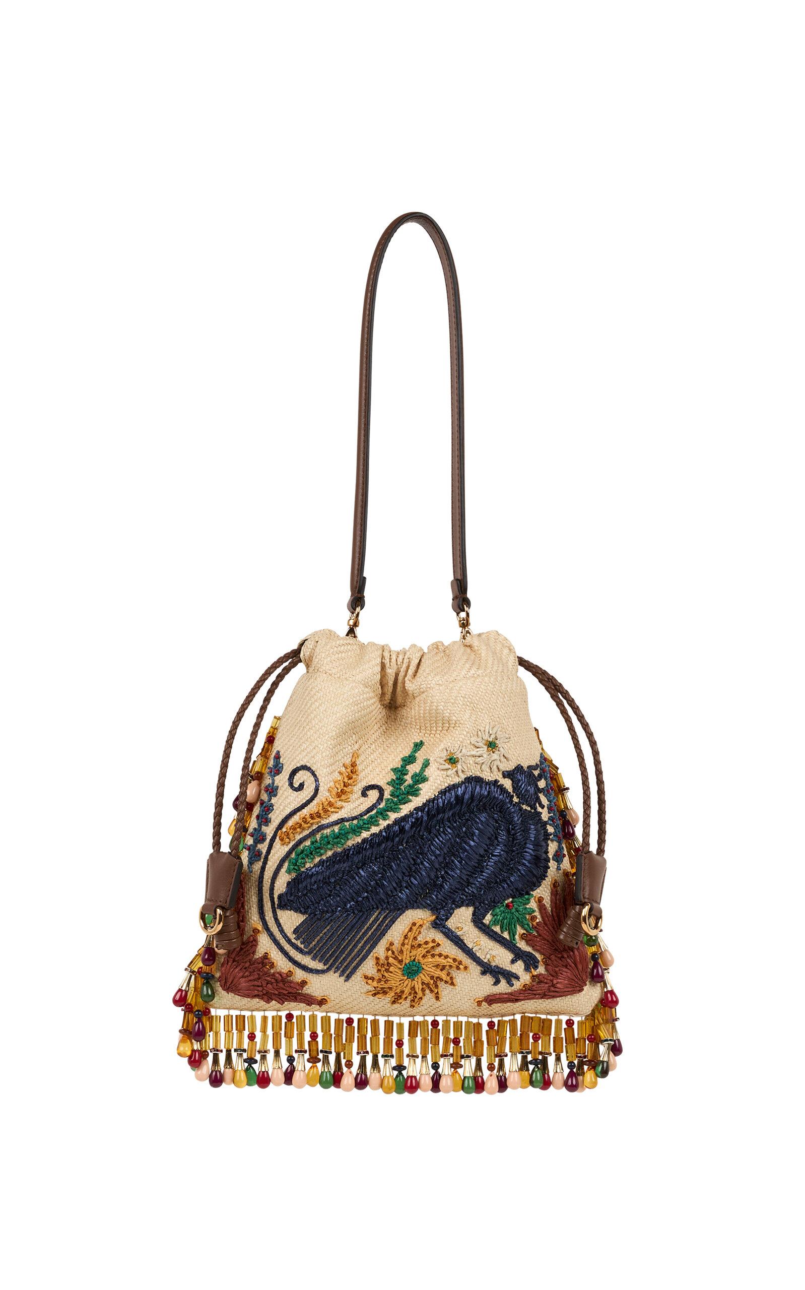 Etro Small Kalispera Raffia Bag - Moda Operandi by ETRO