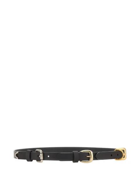 Interchangeable buckles leather belt by ETRO