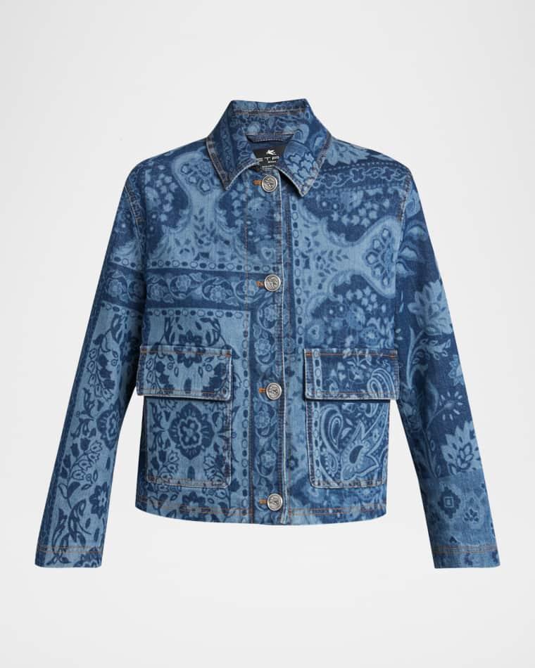 Jacquard Denim Jacket by ETRO