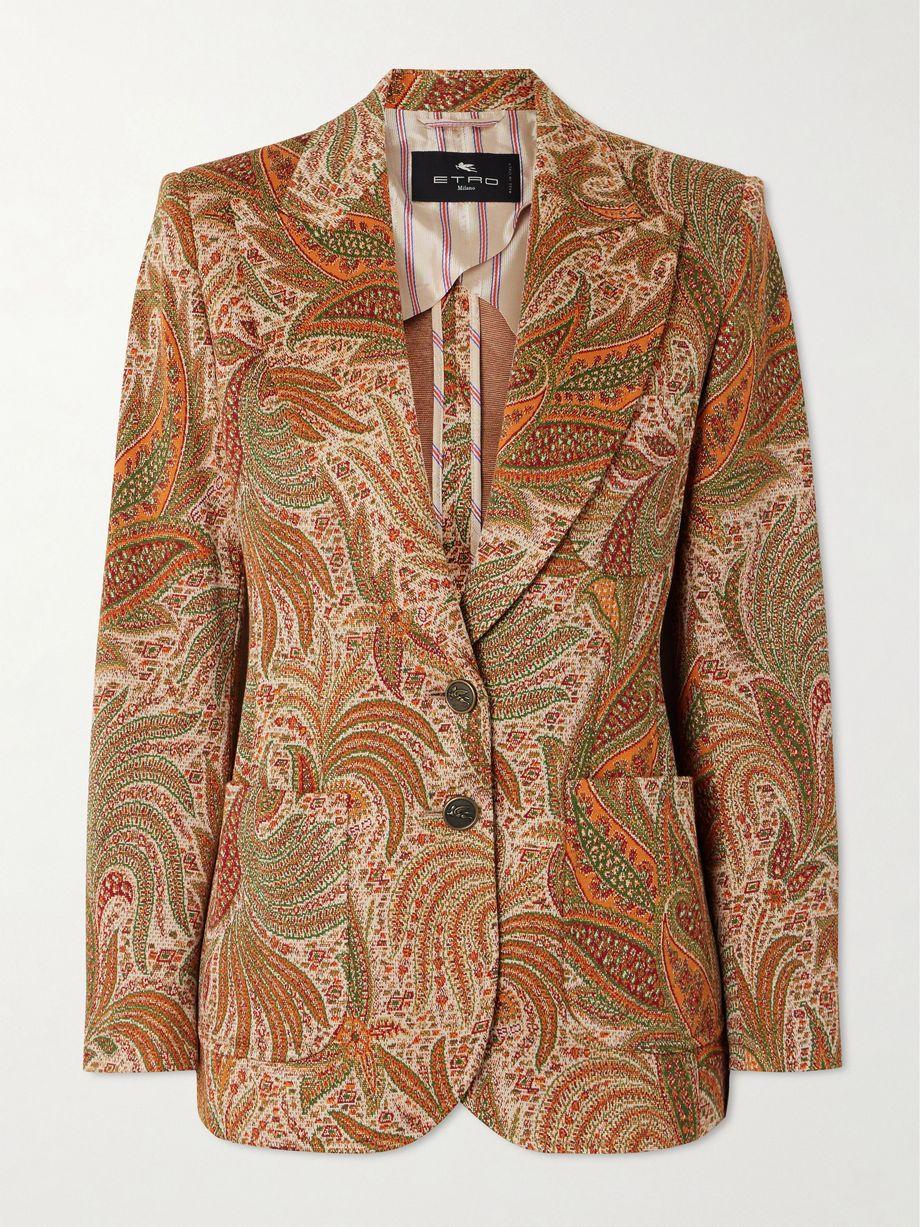 Jacquard-knit blazer by ETRO