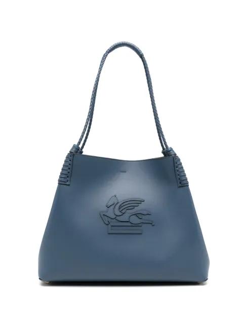 Libra braided-handle leather tote bag by ETRO