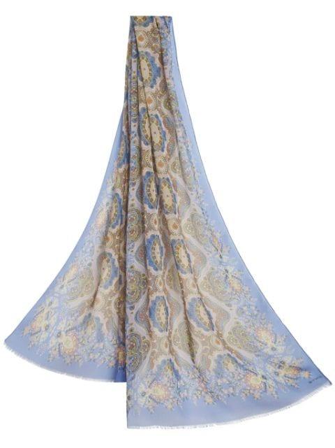 Medallion-print silk scarf by ETRO