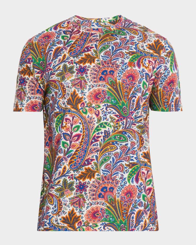 Men's Floral-Print Roma T-Shirt by ETRO