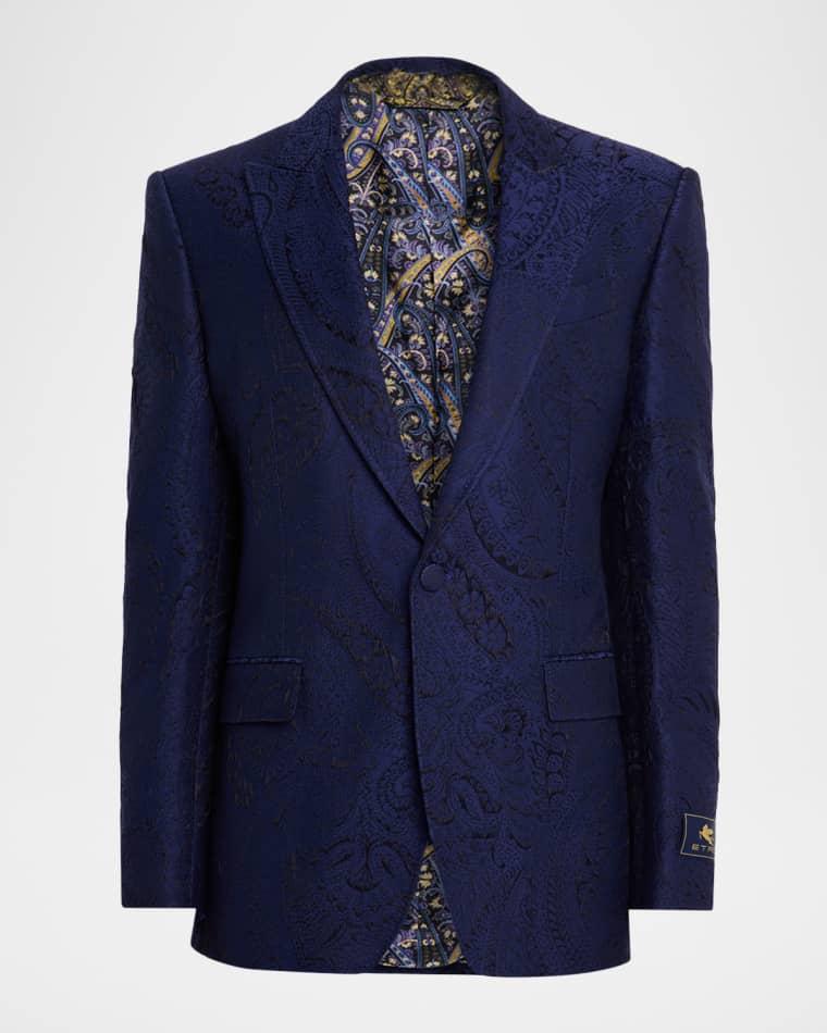 Men's Paisley Jacquard Single-Button Sport Coat by ETRO