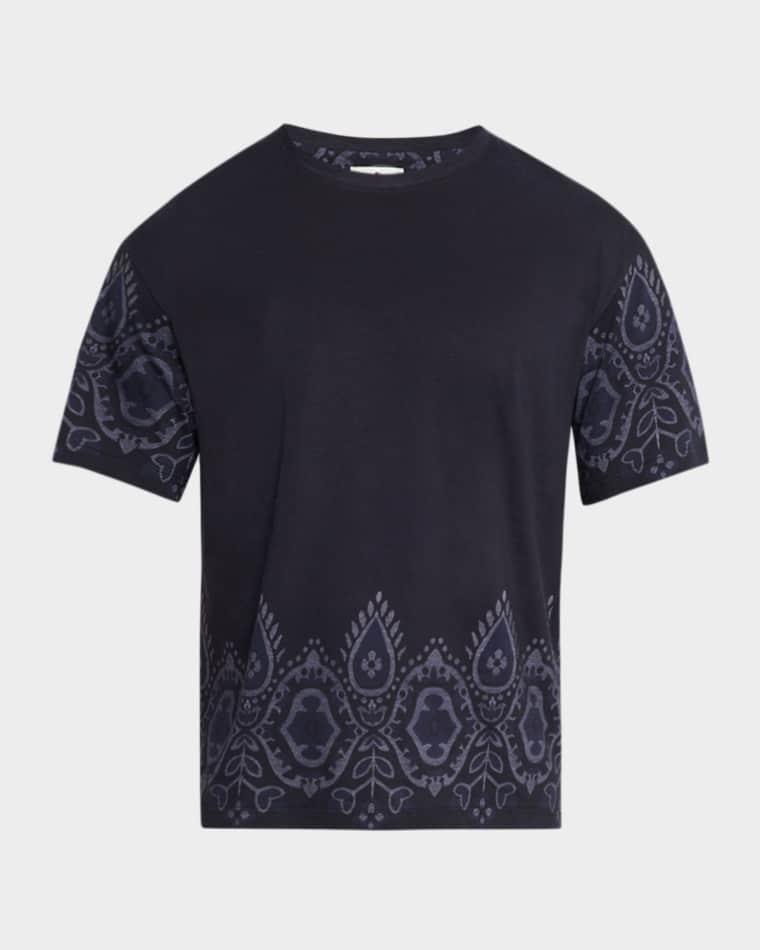 Men's Paisley-Print Roma-Fit Cotton T-Shirt by ETRO