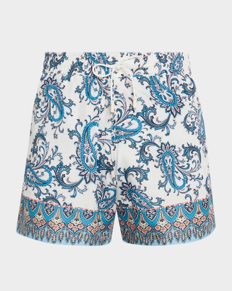 Men's Paisley-Print Roma Swim Shorts by ETRO