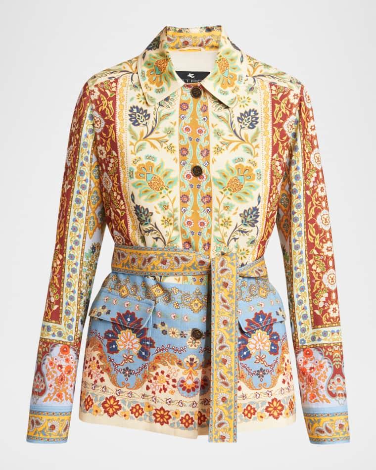 Paisley Belted Safari Jacket by ETRO