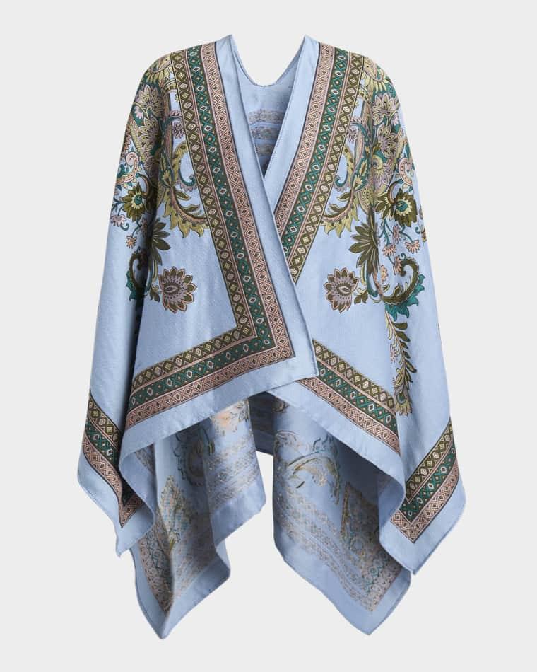 Paisley Jacquard Cape by ETRO