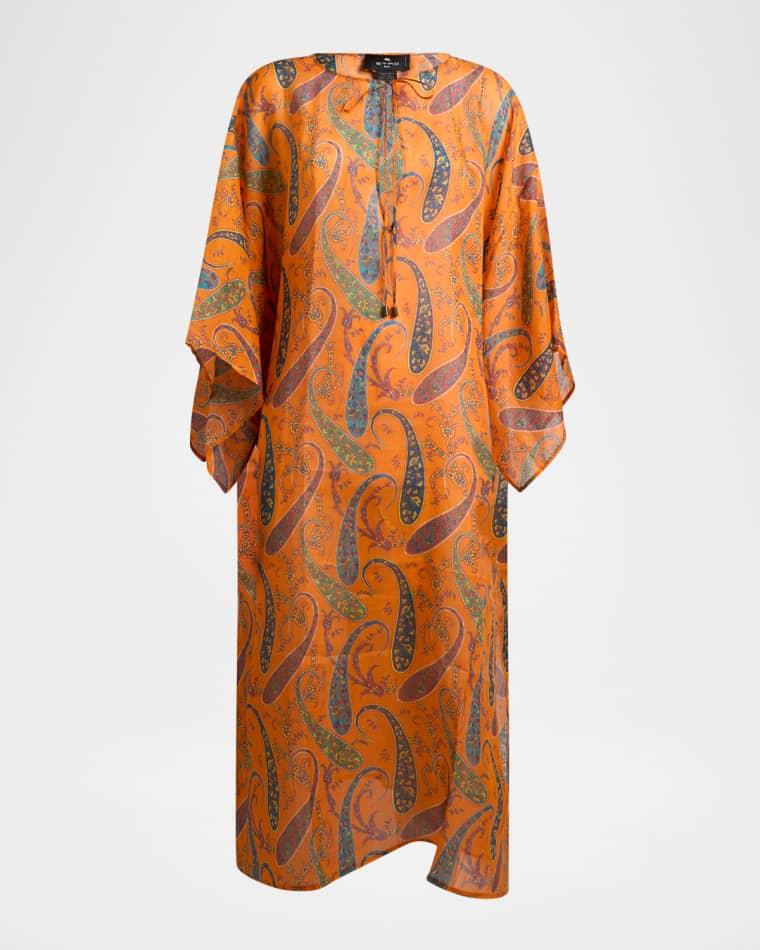 Paisley Maxi Caftan Coverup by ETRO