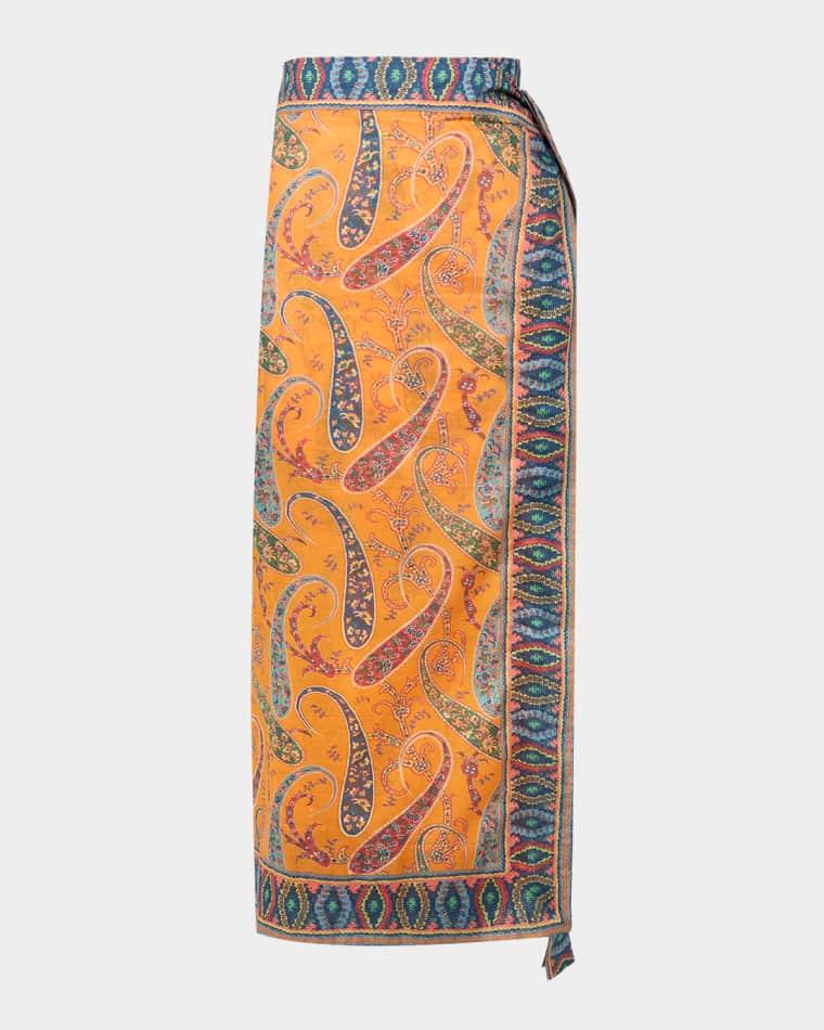 Paisley Maxi Wrap Skirt by ETRO